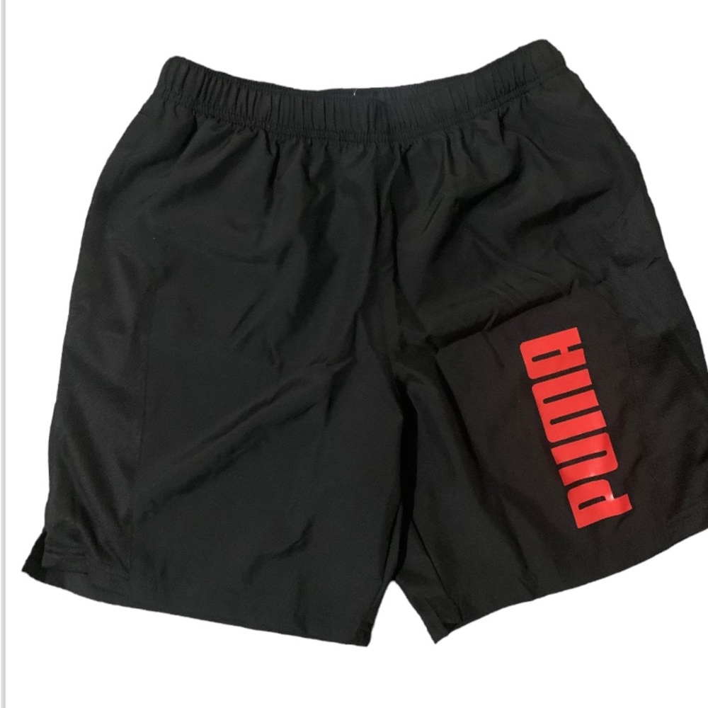 Puma noir-high risk black rouge shorts